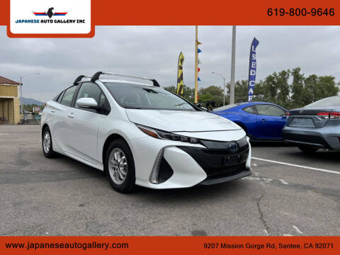 2021 Toyota Prius Prime for sale at Japanese Auto Gallery Inc in Santee CA