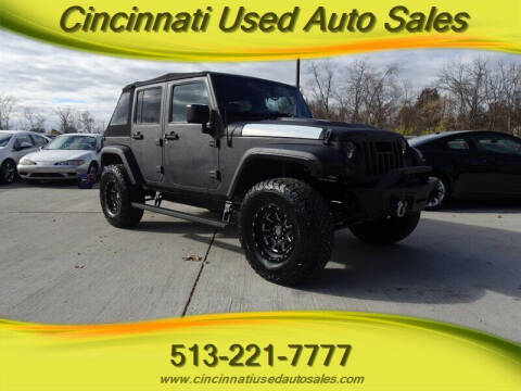 2015 Jeep Wrangler Unlimited for sale at Cincinnati Used Auto Sales in Cincinnati OH
