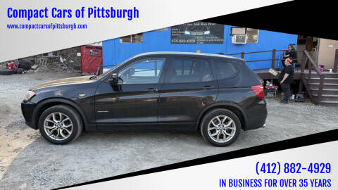 2014 BMW X3 for sale at Compact Cars of Pittsburgh in Pittsburgh PA