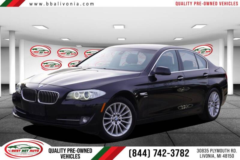 2012 BMW 5 Series for sale at Best Bet Auto in Livonia MI