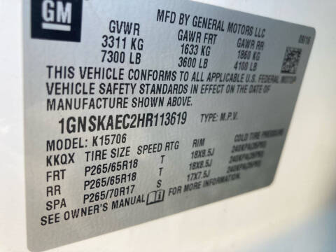 2017 Chevrolet Tahoe LS