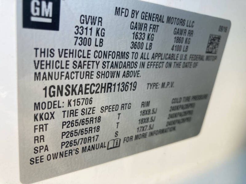 2017 Chevrolet Tahoe LS