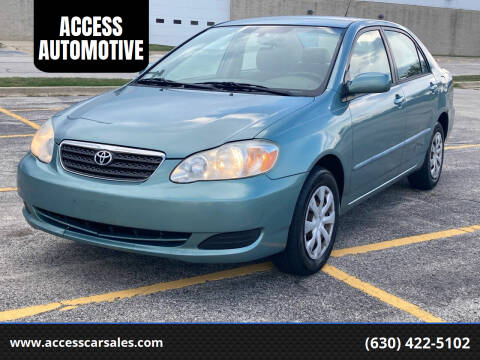 2005 Toyota Corolla for sale at ACCESS AUTOMOTIVE in Bensenville IL