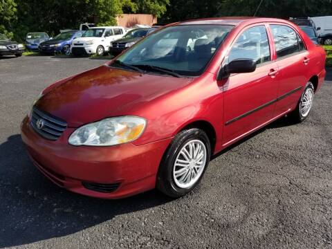 2003 Toyota Corolla for sale at Arcia Services LLC in Chittenango NY