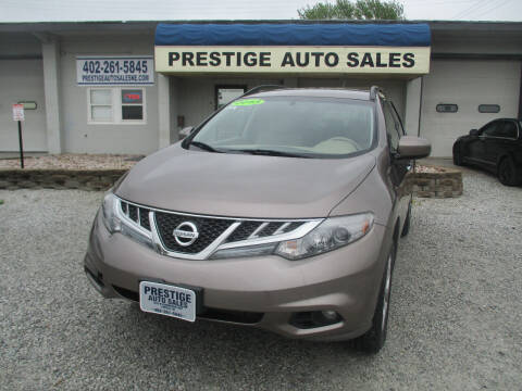 2013 Nissan Murano for sale at Prestige Auto Sales in Lincoln NE