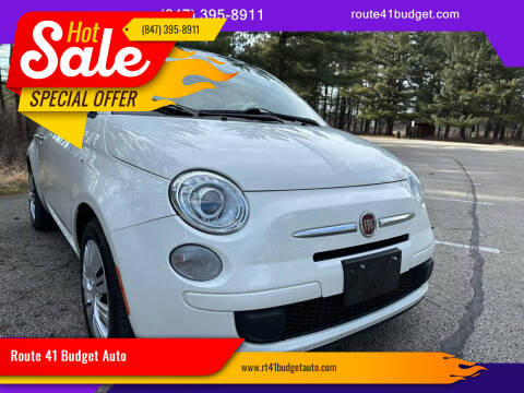 2013 FIAT 500 for sale at Route 41 Budget Auto in Wadsworth IL