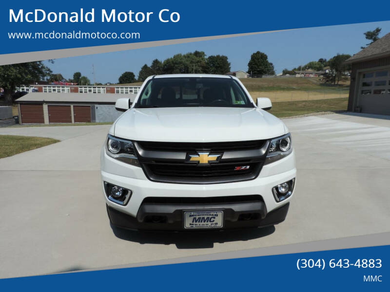 2018 Chevrolet Colorado for sale at McDonald Motor Co in Harrisville WV