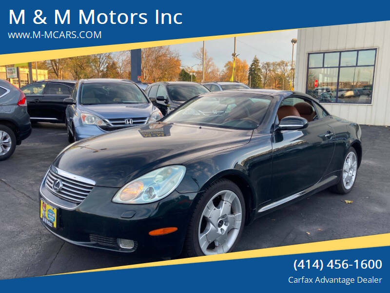 2003 Lexus SC 430 for sale at M & M Motors Inc in West Allis WI