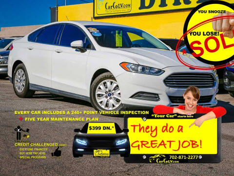 2014 Ford Fusion for sale at The Car Company in Las Vegas NV