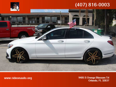 2015 Mercedes-Benz C-Class for sale at Ride On Auto in Orlando FL