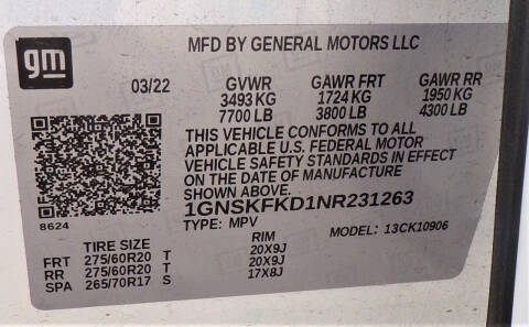 2022 Chevrolet Suburban Premier