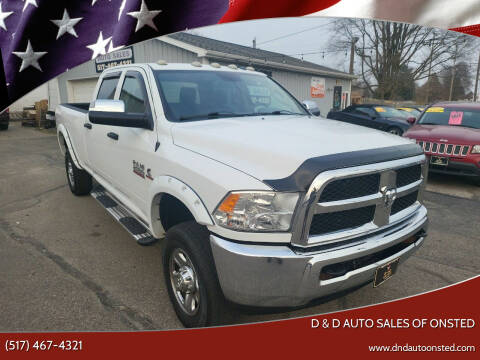2014 RAM 2500 for sale at D & D Auto Sales Of Onsted in Onsted MI