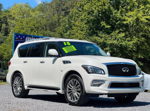 2015 Infiniti QX80 for sale at Union Motors in Seymour TN