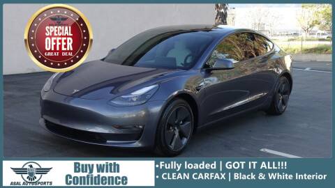 2021 Tesla Model 3 for sale at ASAL AUTOSPORTS in Corona CA