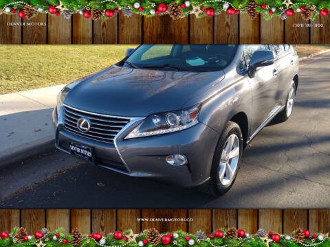 2015 Lexus RX 350 for sale at DENVER MOTORS in Englewood CO