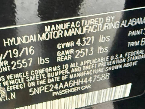 2017 Hyundai Sonata Eco