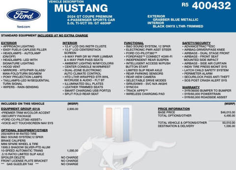 2024 Ford Mustang GT Premium