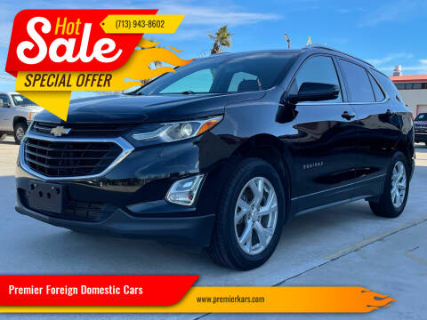 2018 Chevrolet Equinox for sale at Premier Foreign Domestic Cars in Houston TX