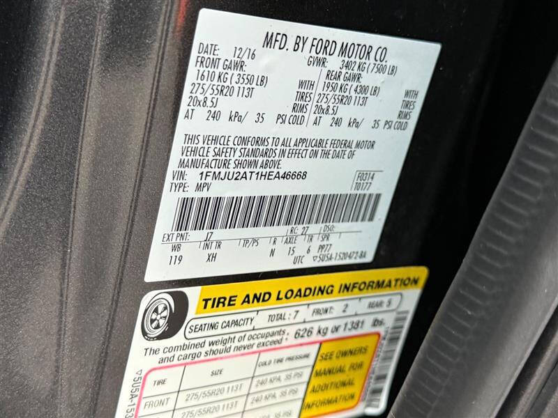 2017 Ford Expedition Limited