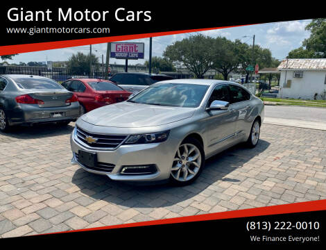 2019 Chevrolet Impala for sale at Giant Motor Cars in Tampa FL