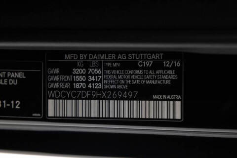 2017 Mercedes-Benz G-Class AMG G 63