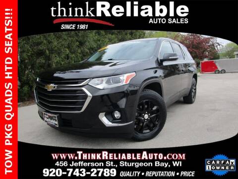 2018 Chevrolet Traverse for sale at RELIABLE AUTOMOBILE SALES, INC in Sturgeon Bay WI