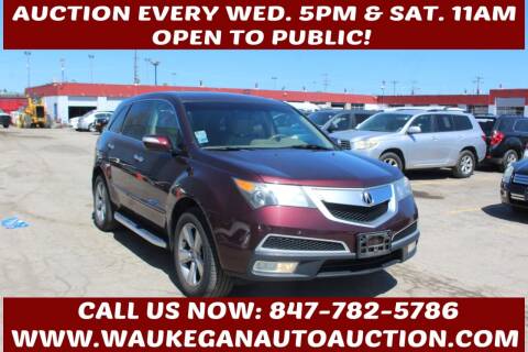 2010 Acura MDX for sale at Waukegan Auto Auction in Waukegan IL