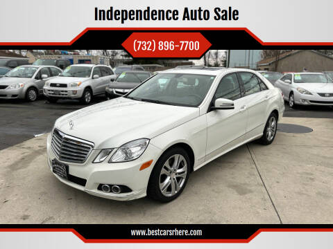 2010 Mercedes-Benz E-Class for sale at Independence Auto Sale in Bordentown NJ
