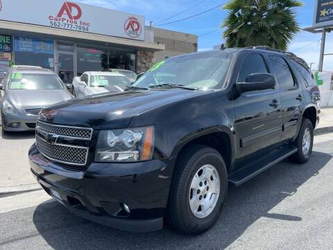 2013 Chevrolet Tahoe for sale at AD CarPros, Inc. in Whittier CA