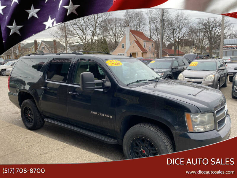 2008 Chevrolet Suburban for sale at Dice Auto Sales in Lansing MI