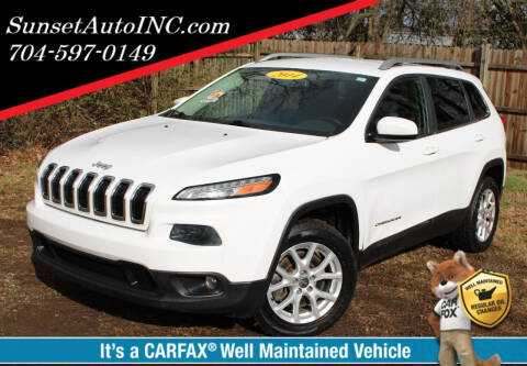 2014 Jeep Cherokee for sale at Sunset Auto in Charlotte NC