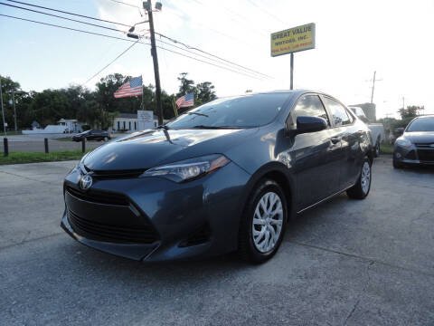 2018 Toyota Corolla for sale at GREAT VALUE MOTORS in Jacksonville FL
