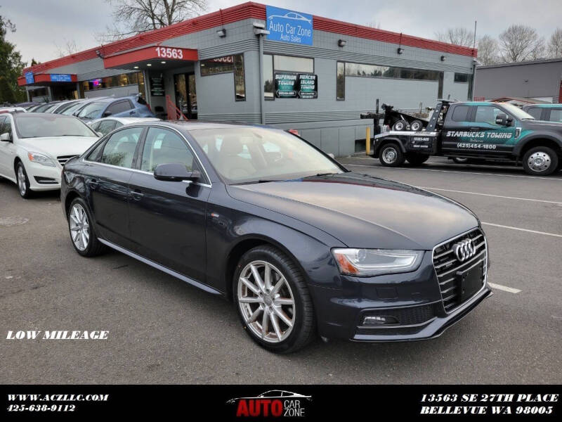 2016 Audi A4 for sale at Auto Car Zone LLC in Bellevue WA