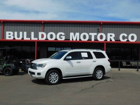 2018 Toyota Sequoia for sale at Bulldog Motor Company in Borger TX