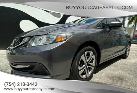 2015 Honda Civic for sale at BuyYourCarEasyllc.com in Hollywood FL