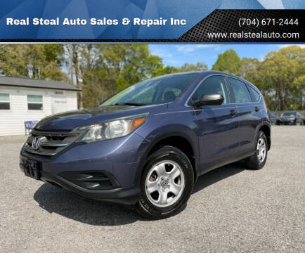 2013 Honda CR-V for sale at Real Steal Auto Sales & Repair Inc in Gastonia NC