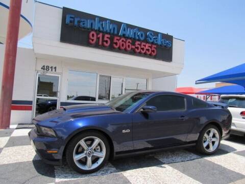 2011 Ford Mustang for sale at Franklin Auto Sales in El Paso TX