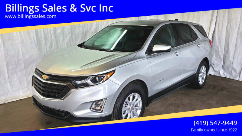 2019 Chevrolet Equinox for sale at Billings Sales & Svc Inc in Clyde OH