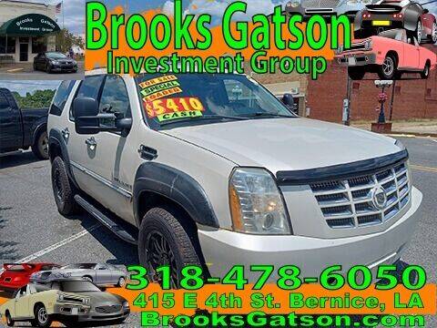 2007 Cadillac Escalade for sale at Brooks Gatson Investment Group in Bernice LA