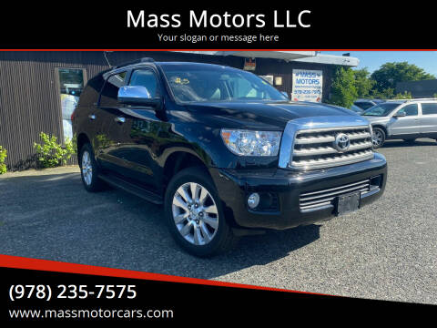 2014 Toyota Sequoia for sale at Mass Motors LLC in Worcester MA