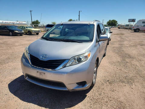 2011 Toyota Sienna for sale at PYRAMID MOTORS - Fountain Lot in Fountain CO