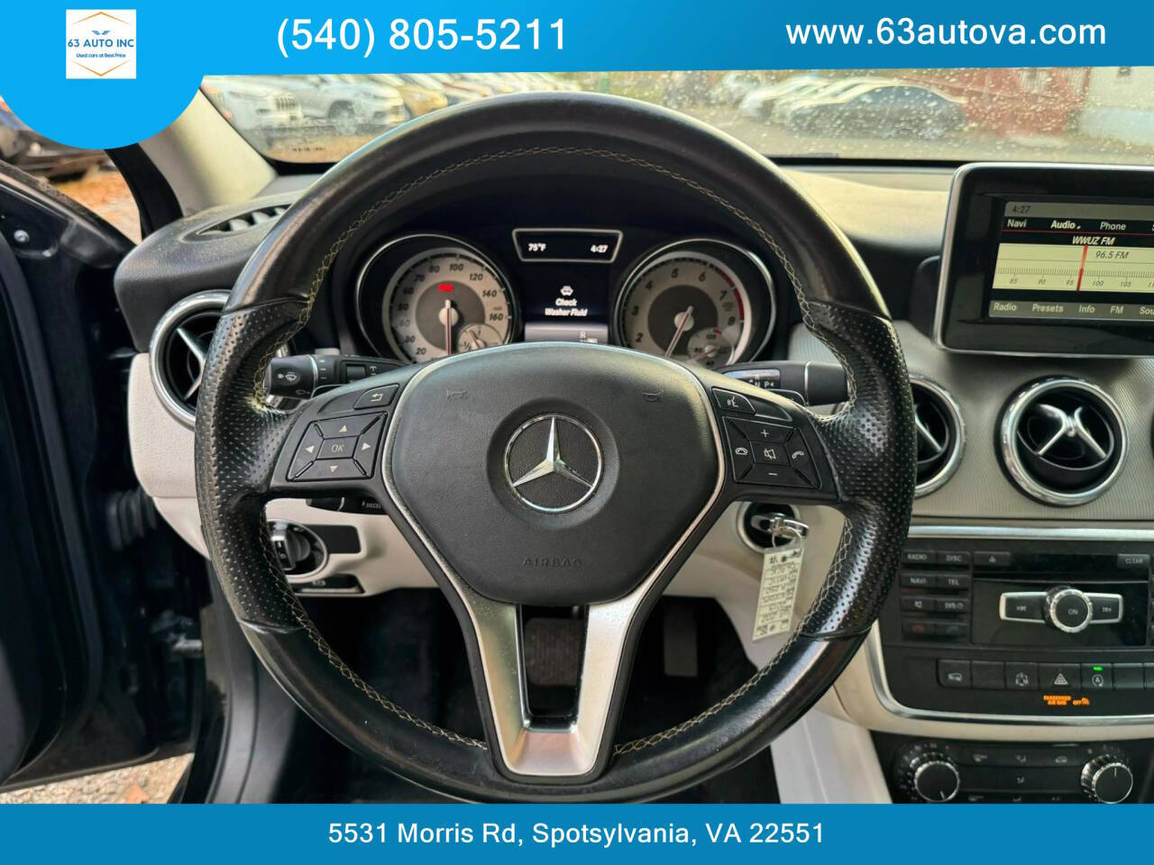 2015 Mercedes-Benz GLA for sale at 63 Auto Inc in Spotsylvania, VA