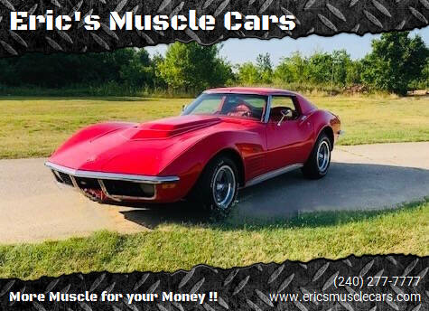 1971 Chevrolet Corvette for sale at Eric's Muscle Cars in Clarksburg MD
