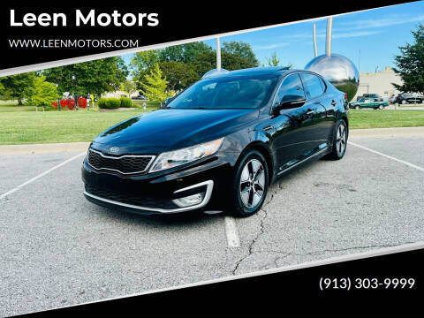 2012 Kia Optima Hybrid for sale at Leen Motors in Merriam KS