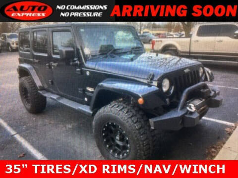 2014 Jeep Wrangler Unlimited for sale at Auto Express in Lafayette IN
