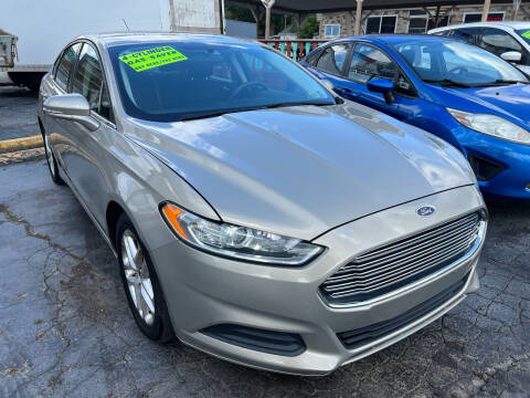 2016 Ford Fusion for sale at JORDAN AUTO SALES in Youngstown OH