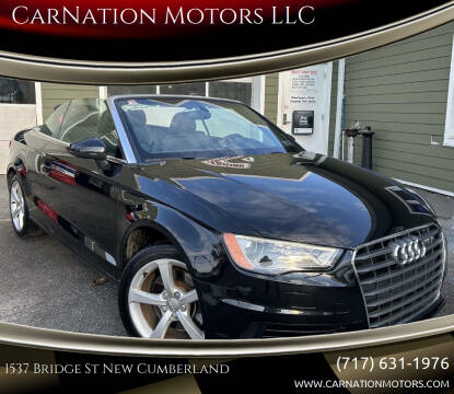 2015 Audi A3 for sale at CarNation Motors LLC - New Cumberland Location in New Cumberland PA