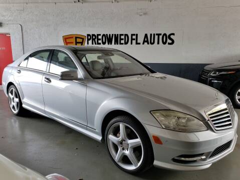 2010 Mercedes-Benz S-Class for sale at Preowned FL Autos in Pompano Beach FL