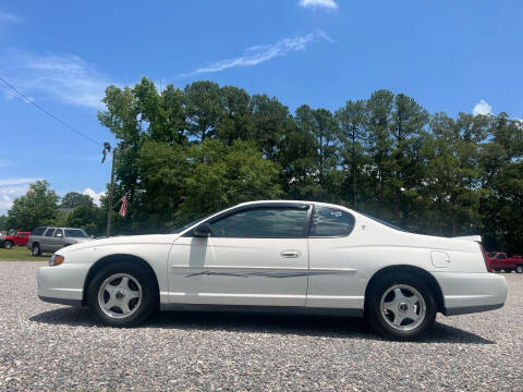 2001 Chevrolet Monte Carlo for sale at Joye & Company INC, in Augusta GA