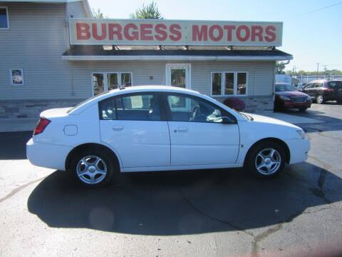 2005 Saturn Ion for sale at Burgess Motors Inc in Michigan City IN